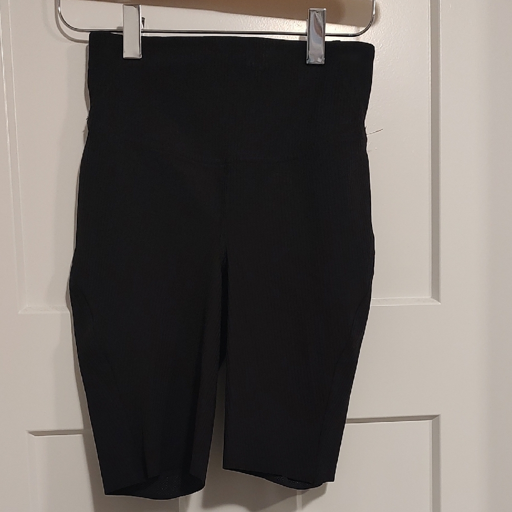 Lululemon Black High-Waisted Bike Shorts